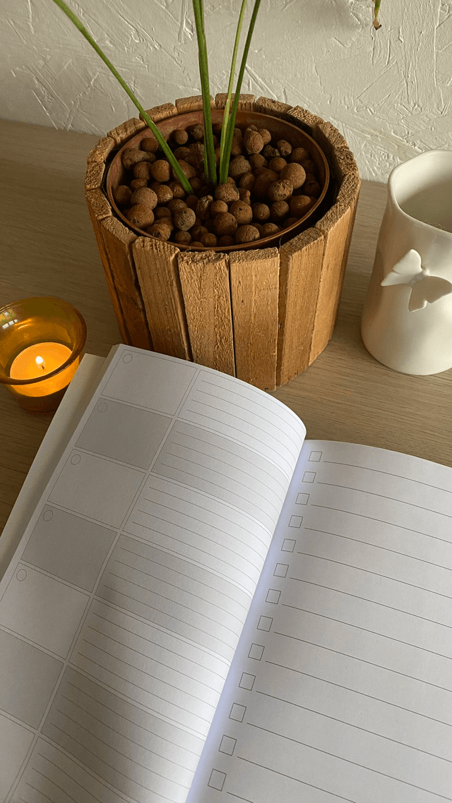 Carnet de note illustré avec agenda - "Etini"