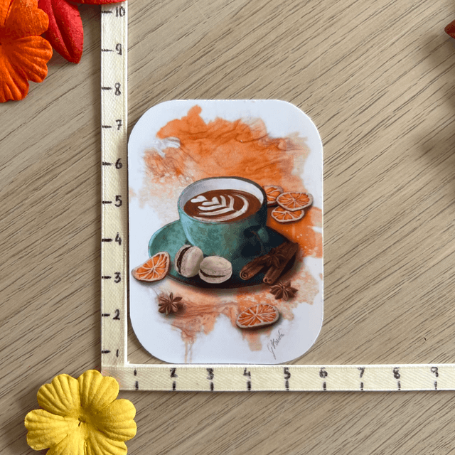 Sticker "Tasse de latte"