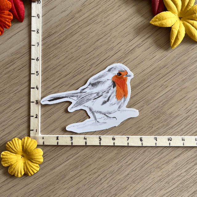 Sticker "Rouge gorge" I