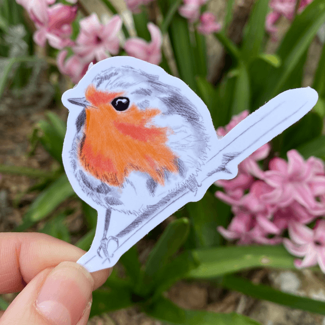 Sticker &quot;Rouge gorge&quot; II